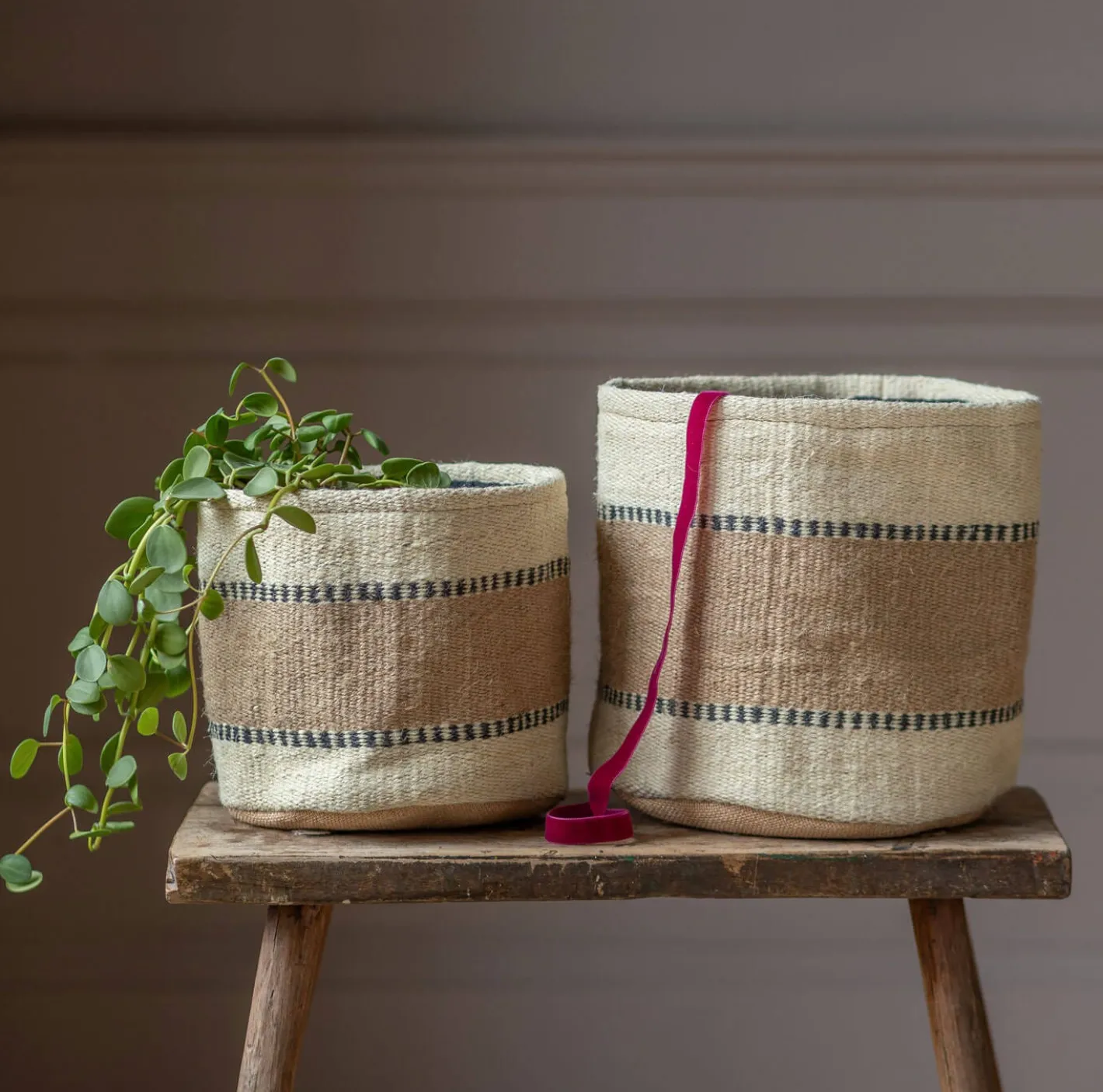 Graham & Green Vases & Plant Pots|Household Storage<Set of Two Jute Bins
