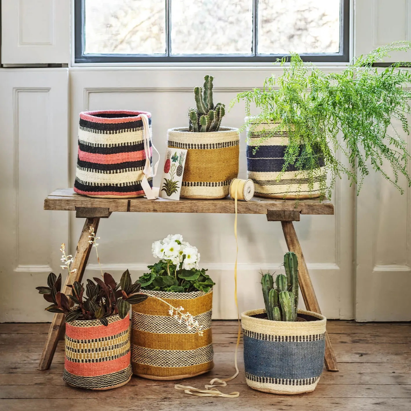 Graham & Green Vases & Plant Pots|Household Storage<Set of Two Jute Bins