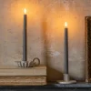 Graham & Green Led Candles|Led Candles<Set of Two LED Taper Candles Sandstone