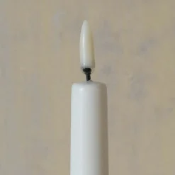 Graham & Green Led Candles|Led Candles<Set of Two LED Taper Candles White