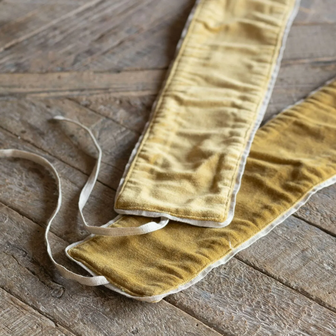 Graham & Green Curtains & Curtain Ties<Set of Two Mustard Velvet Curtain Tie Backs