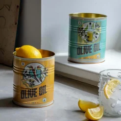 Graham & Green Outdoor Dining|Kitchen Accessories<Set of Two Olive Oil Tins