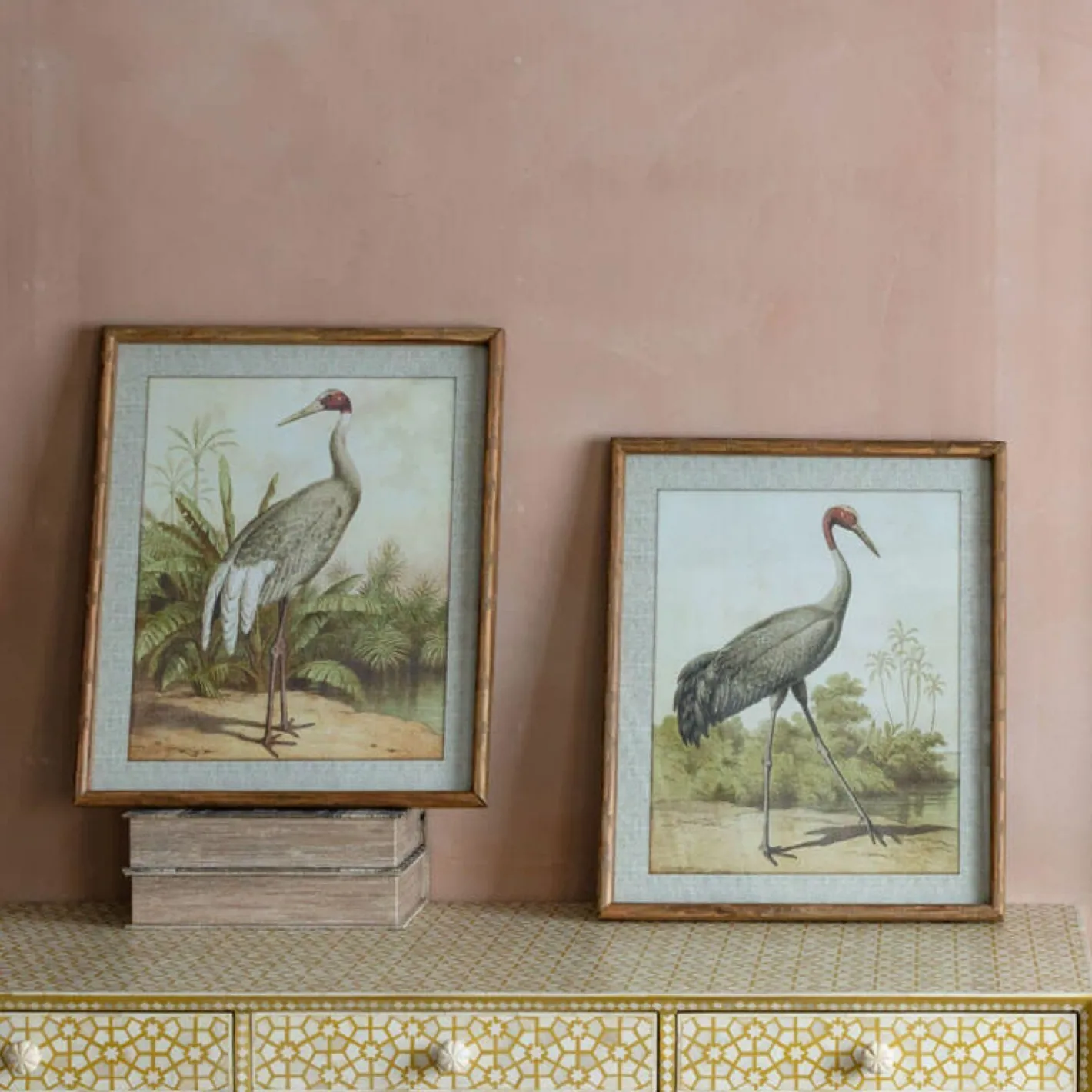 Graham & Green Prints & Wall Art<Set of Two Stork Prints
