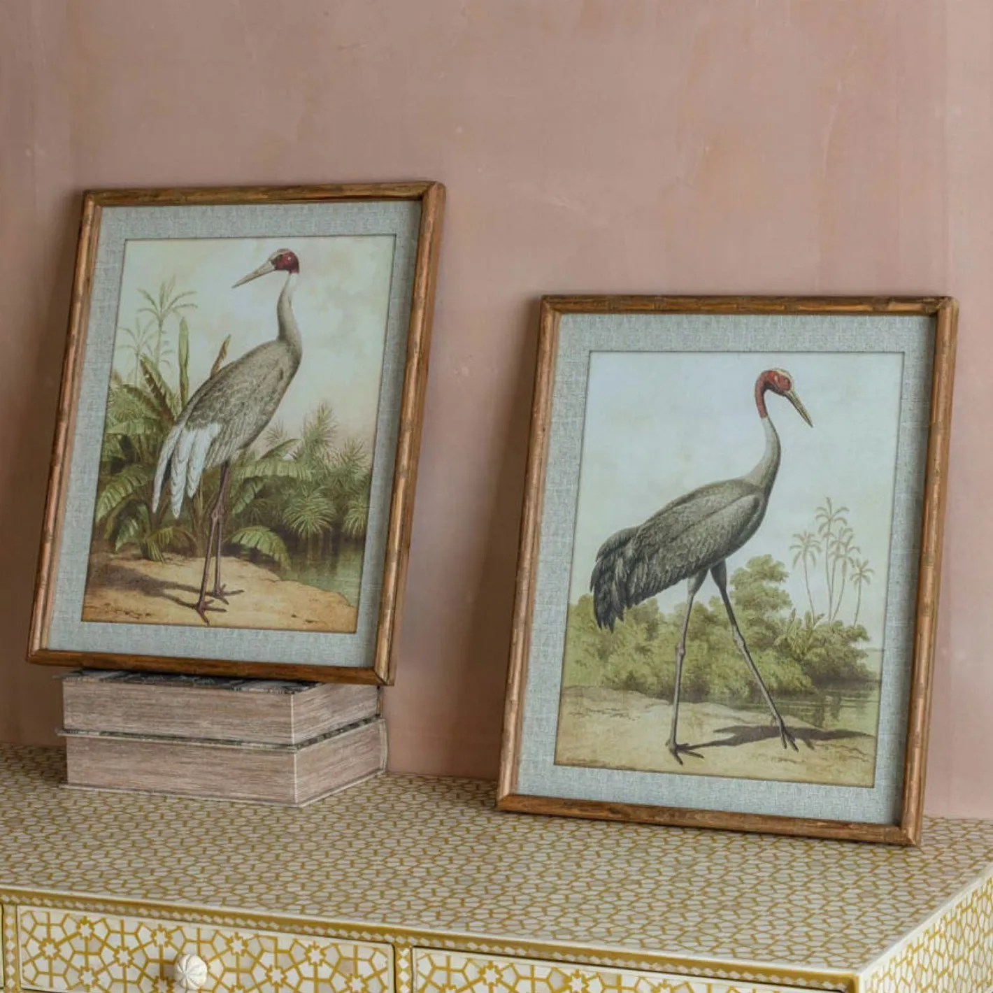 Graham & Green Prints & Wall Art<Set of Two Stork Prints