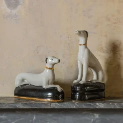 Graham & Green Decorative Accessories<Set of Two Whippet Dog Ornaments