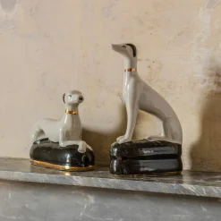 Graham & Green Decorative Accessories<Set of Two Whippet Dog Ornaments