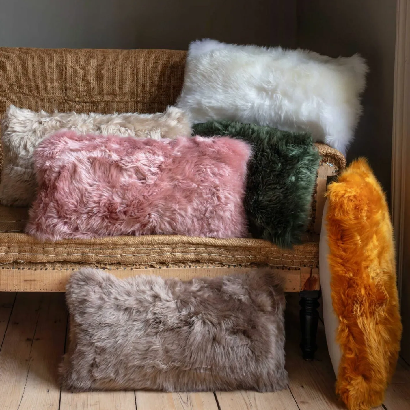 Graham & Green Sofa Cushions|Cushions<Sheepskin Cushions