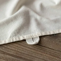 Graham & Green Kitchen Textiles<Shell Embroidered Cotton Tea Towel