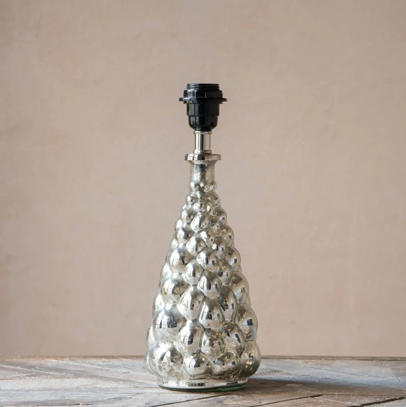 Graham & Green Table Lamps<Silver Grape Bubble Table Lamp