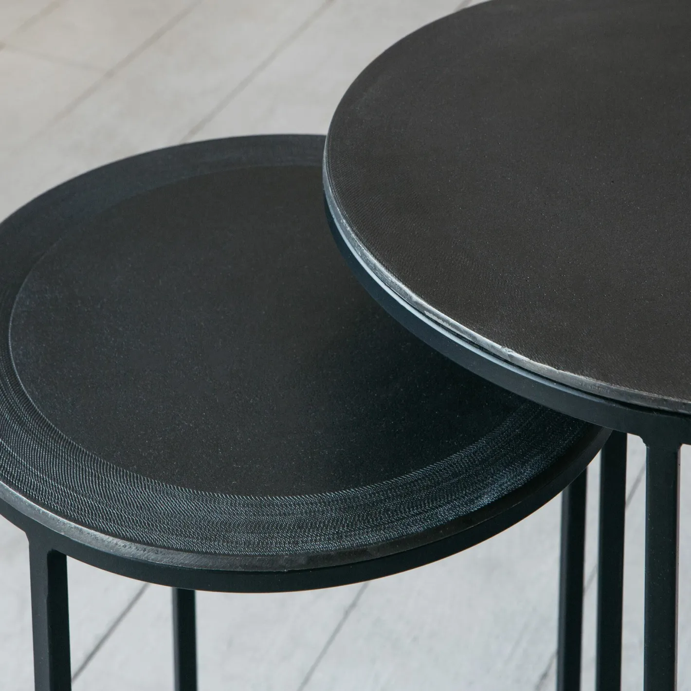 Graham & Green Side Tables<Skylar Set of Two Round Side Tables