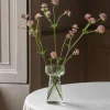 Graham & Green Vases & Plant Pots<Small Etched Floral Clear Glass Vase