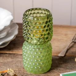 Graham & Green Candle Holders & Candles<Small Green Stack Tealight Holder