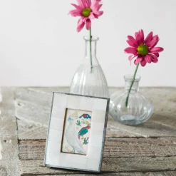Graham & Green Photo Frames<Small Grey Lipping Bone Frame