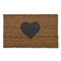 Graham & Green Doormats|Doormats<Small Natural Heart Doormat