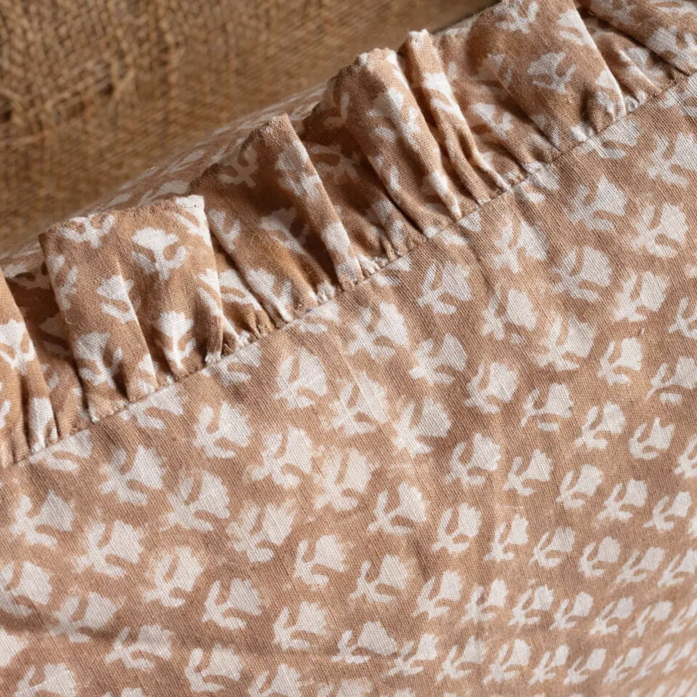 Graham & Green Sofa Cushions|Cushions<Square Floral Block Printed Cushions