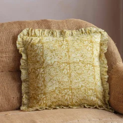 Graham & Green Sofa Cushions|Cushions<Square Floral Block Printed Cushions