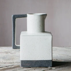 Graham & Green Vases & Plant Pots|Jugs & Carafes<Square Speckled Jug with Handle