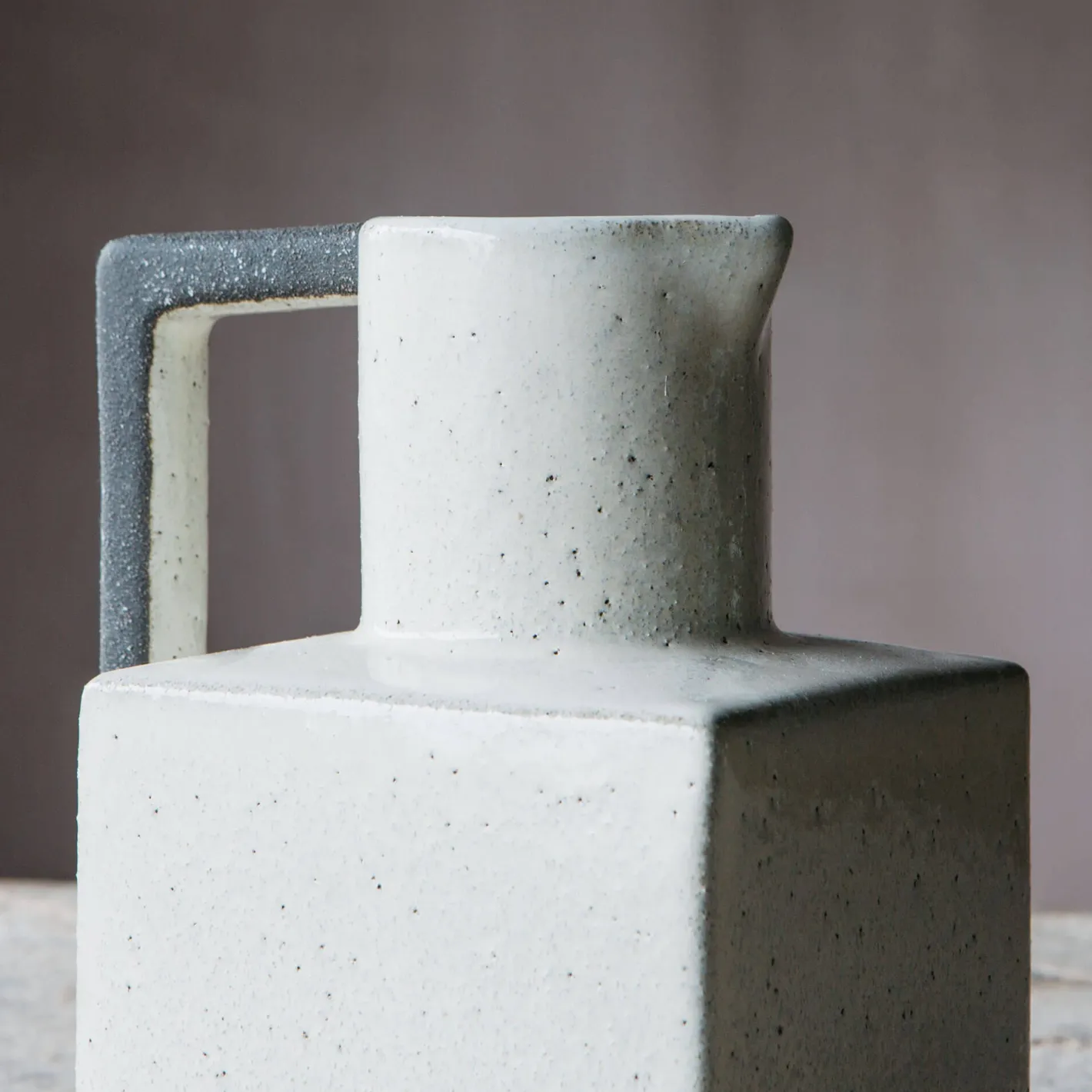 Graham & Green Vases & Plant Pots|Jugs & Carafes<Square Speckled Jug with Handle