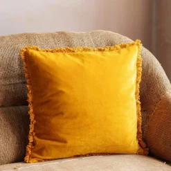 Graham & Green Sofa Cushions|Cushions<Square Stonewashed Velvet Cushions