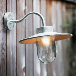 Graham & Green Garden Lights|Outdoor Lights<St Ives Swan Neck Light