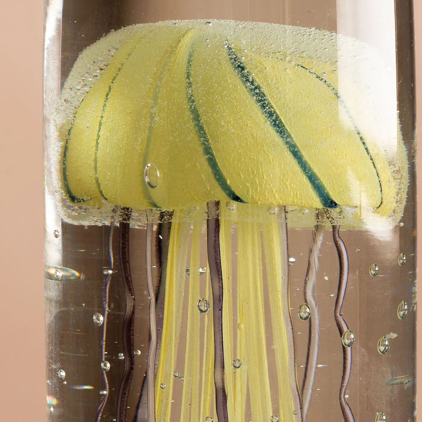 Graham & Green Bookends & Paperweights|Decorative Accessories<Tall Glass Tiger Jellyfish Paperweight