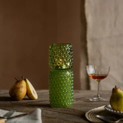 Graham & Green Candle Holders & Candles<Tall Green Stacked Bubble Tealight Holder