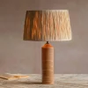 Graham & Green Table Lamps<Tall Leya Wooden Table Lamp