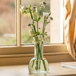 Graham & Green Vases & Plant Pots<Tall Rustic Glass Posy Vase