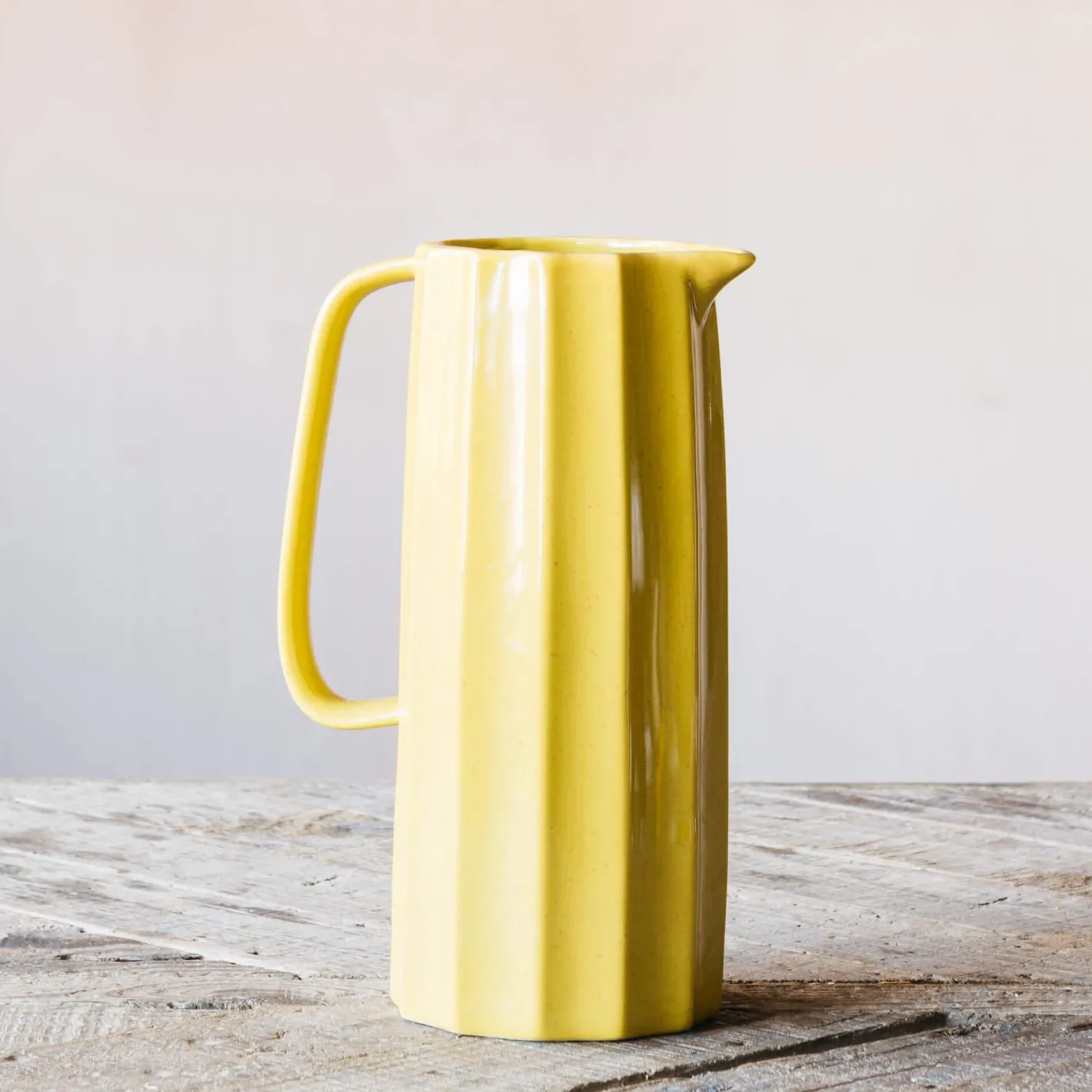 Graham & Green Outdoor Dining|Vases & Plant Pots<Tall Yellow Jug