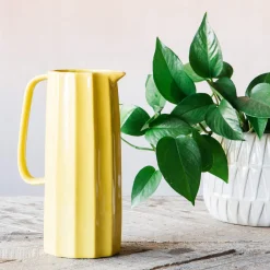 Graham & Green Outdoor Dining|Vases & Plant Pots<Tall Yellow Jug