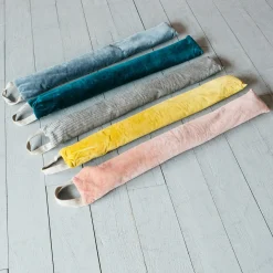 Graham & Green Door Stops & Draught Excluders<Teal Velvet Draught Excluder
