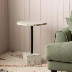 Graham & Green Side Tables<Terrazzo Marble Side Table