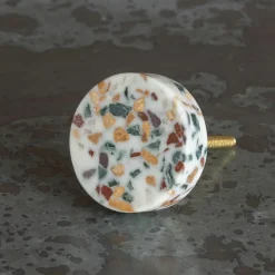 Graham & Green Knobs & Handles<Terrazzo Round Knob