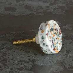 Graham & Green Knobs & Handles<Terrazzo Round Knob