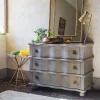 Graham & Green Chests Of Drawers|Chests Of Drawers<Three Drawer Oyster Chest of Drawers