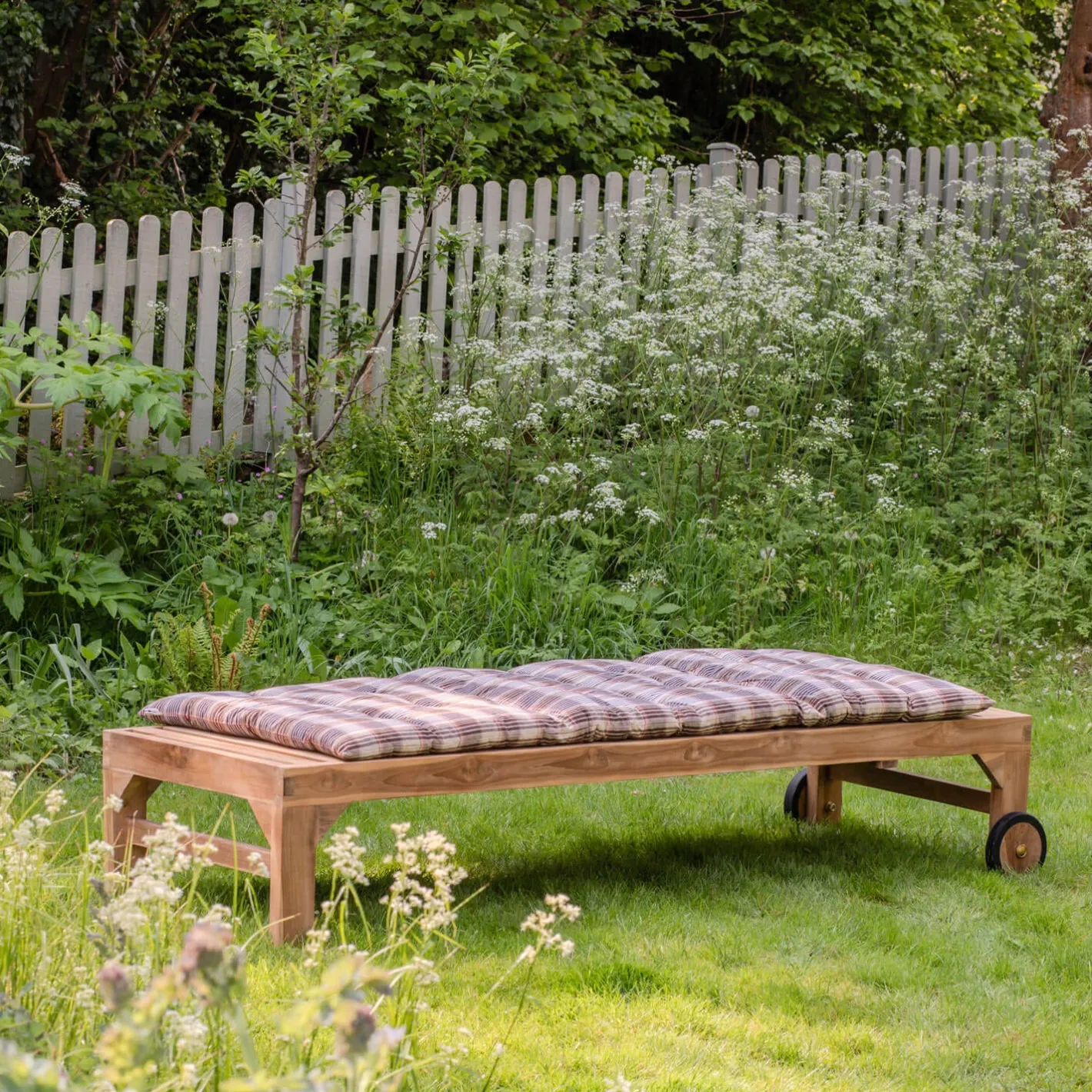 Graham & Green Sun Loungers & Hammocks|Sun Loungers & Hammocks<Tiana Teak Sun Lounger