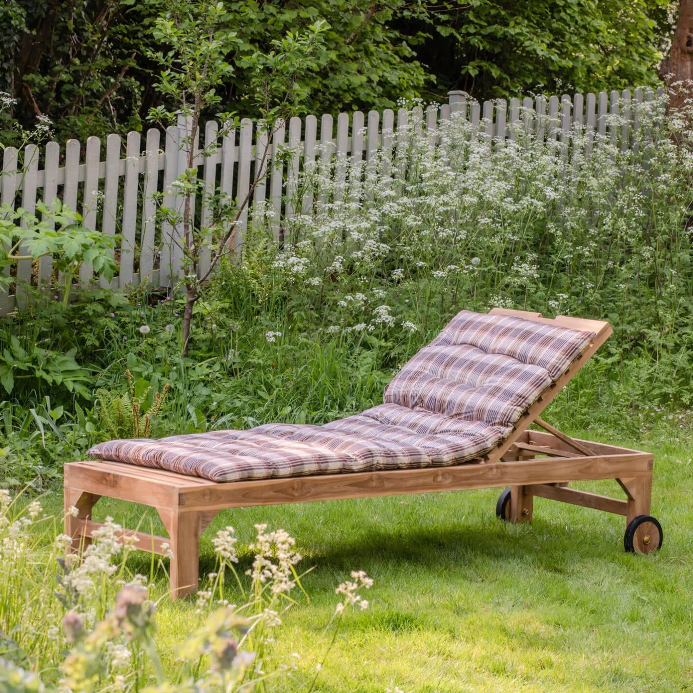 Graham & Green Sun Loungers & Hammocks|Sun Loungers & Hammocks<Tiana Teak Sun Lounger