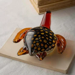 Graham & Green Bookends & Paperweights|Decorative Accessories<Tibo Turtle Glass Ornament