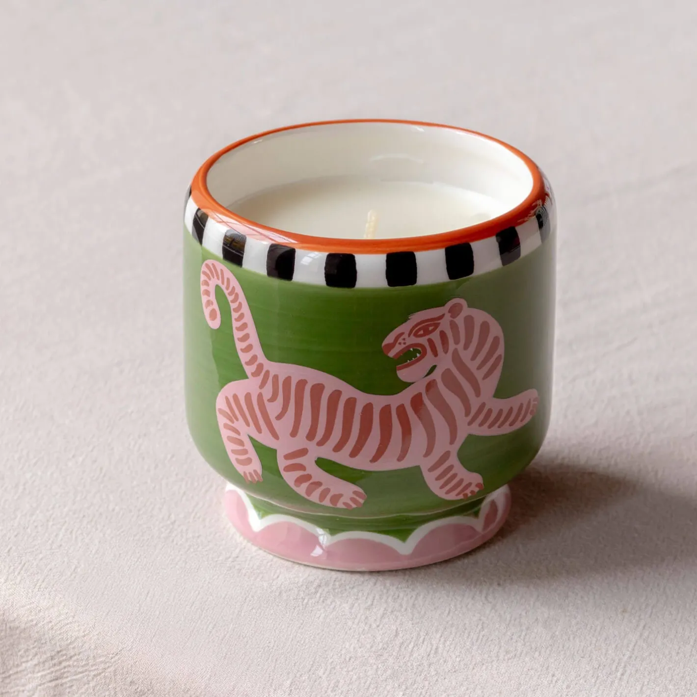 Graham & Green Candle Holders & Candles|Home Fragrance<Tiger Ceramic Cedar and Fig Candle