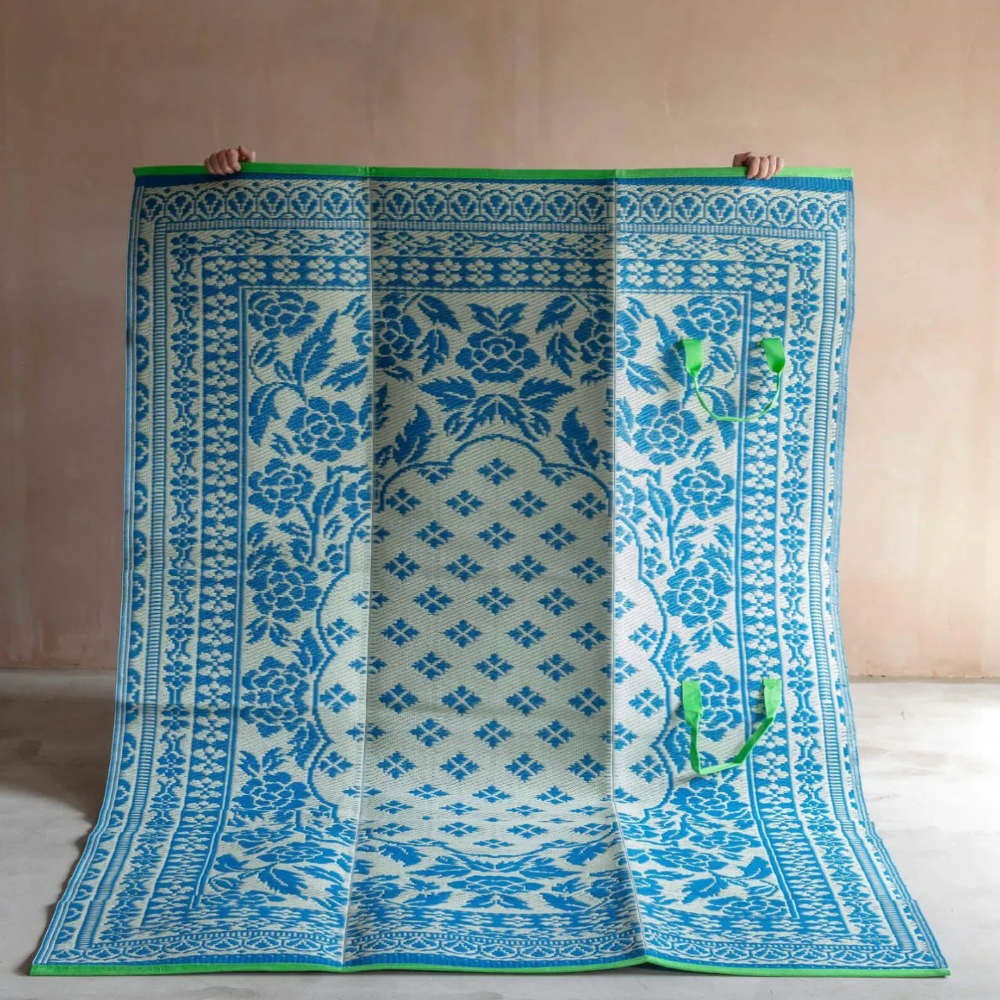 Graham & Green Outdoor Dining|Rugs & Runners<Tivoli Blue Recycled Picnic Blanket
