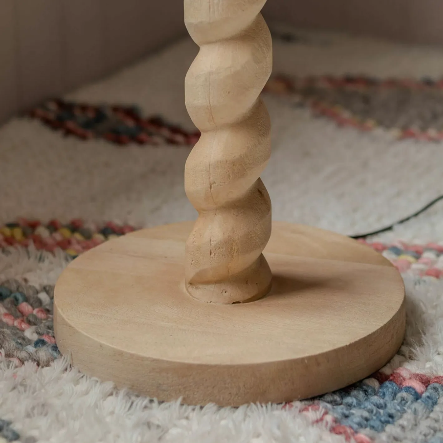 Graham & Green Floor Lamps<Tordu Wooden Floor Lamp