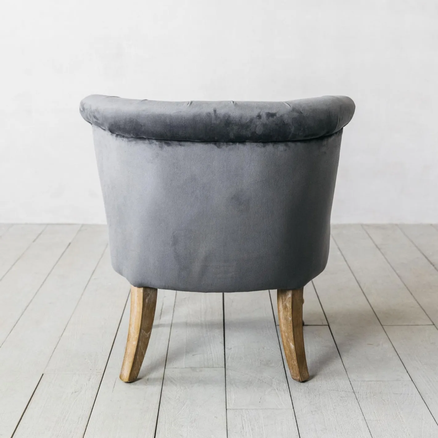 Graham & Green Armchairs|Cocktail Chairs<Trianon Grey Velvet Chair