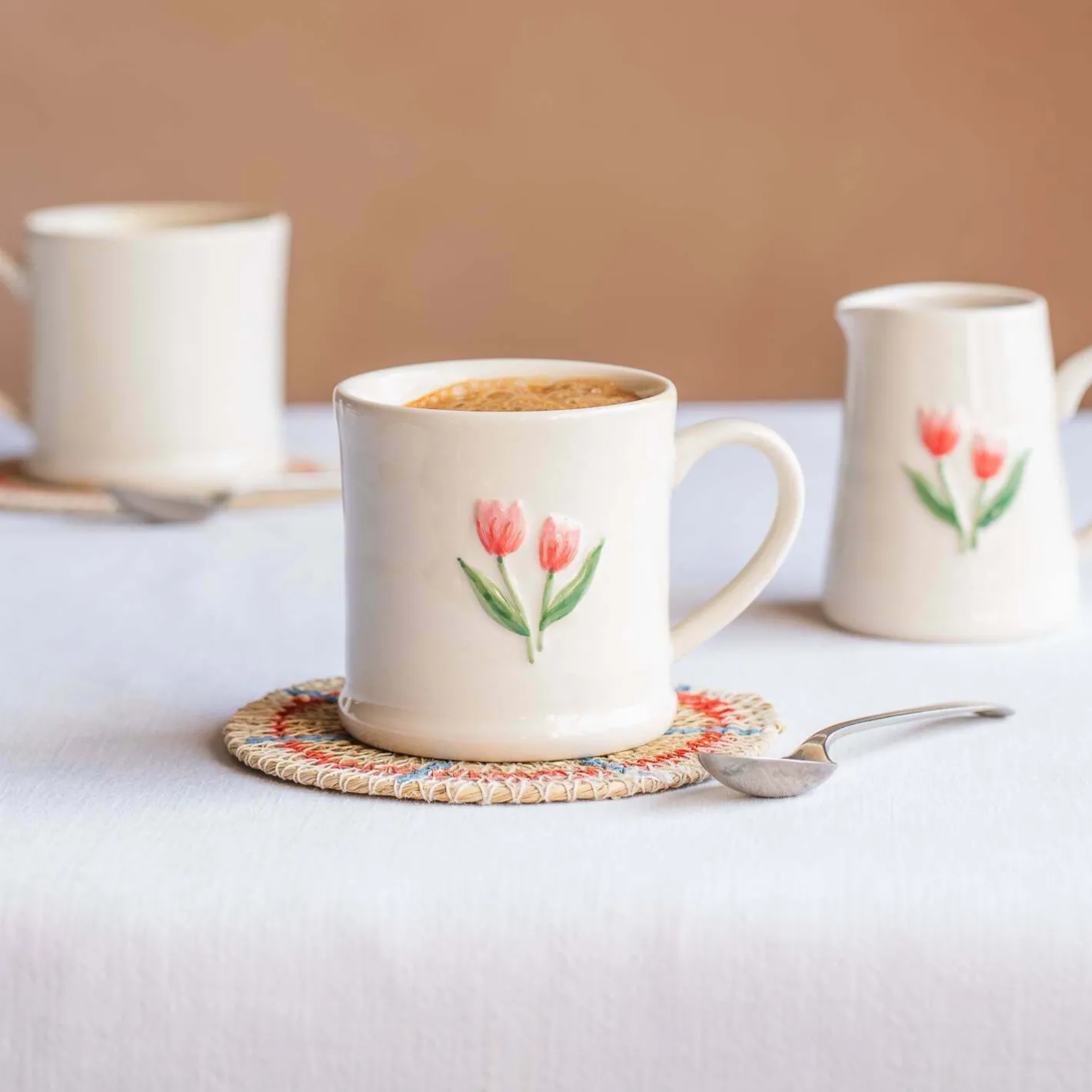 Graham & Green Tableware<Tulips Motif Mini Mug