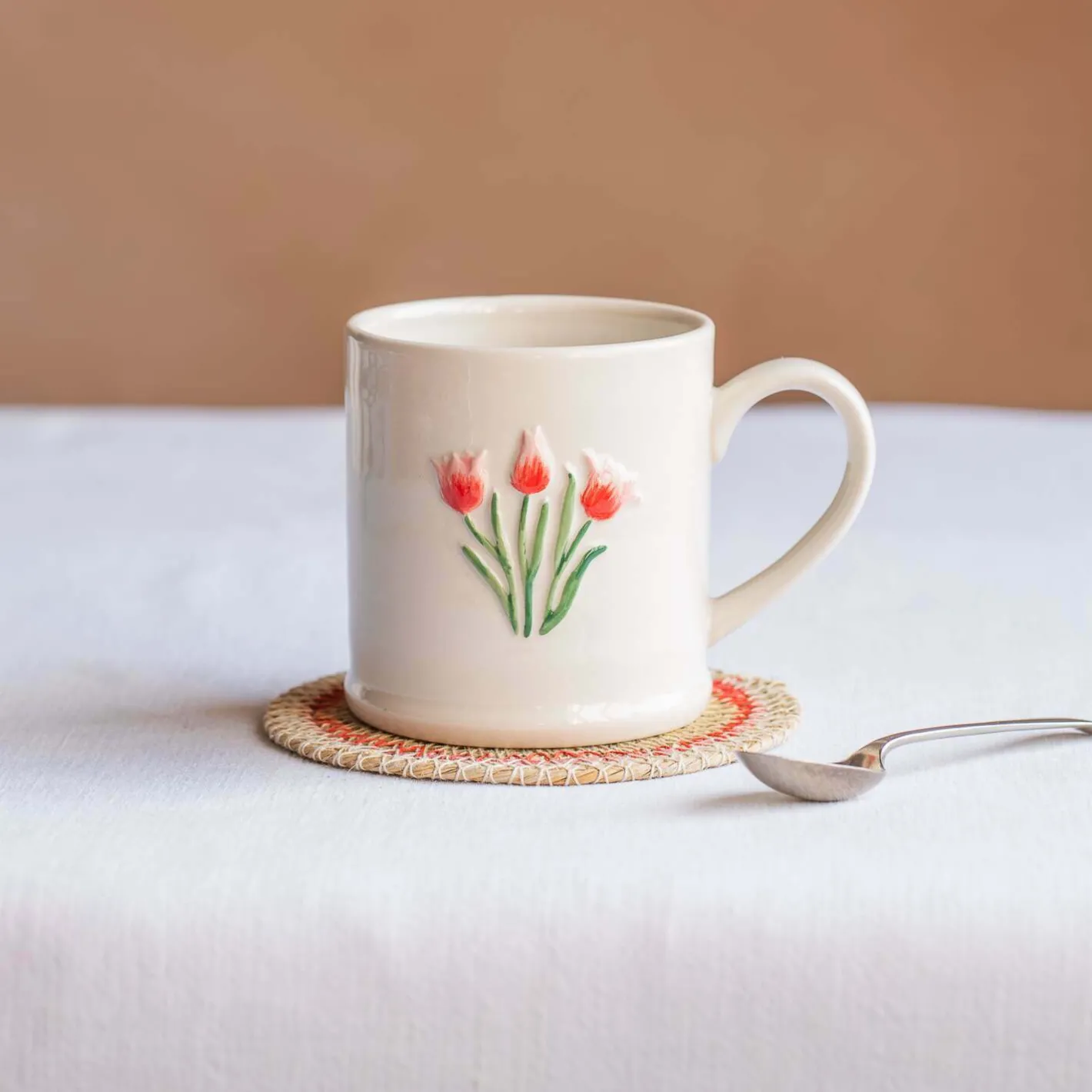 Graham & Green Tableware<Tulips Motif Mug