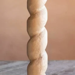 Graham & Green Table Lamps<Twisted Natural Wood Table Lamp