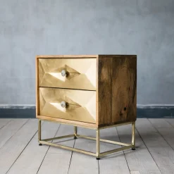 Graham & Green Bedside Tables<Umberto Brass Bedside Table