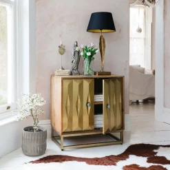 Graham & Green Cabinets & Cupboards<Umberto Brass Cabinet