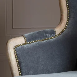 Graham & Green Armchairs<Valentin Blue Ikat Armchair