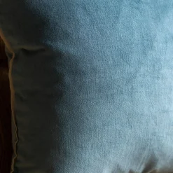 Graham & Green Sofa Cushions|Cushions<Velvet Square Cushions with Linen Trim