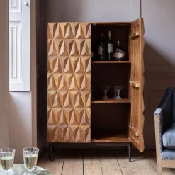 Graham & Green Drinks Trolleys & Bars<Verena Bar Cabinet